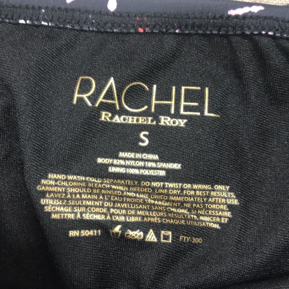 Rachel Rachel Roy Dot-Dash Print Ruched-Side Swim - Picture 5 of 7